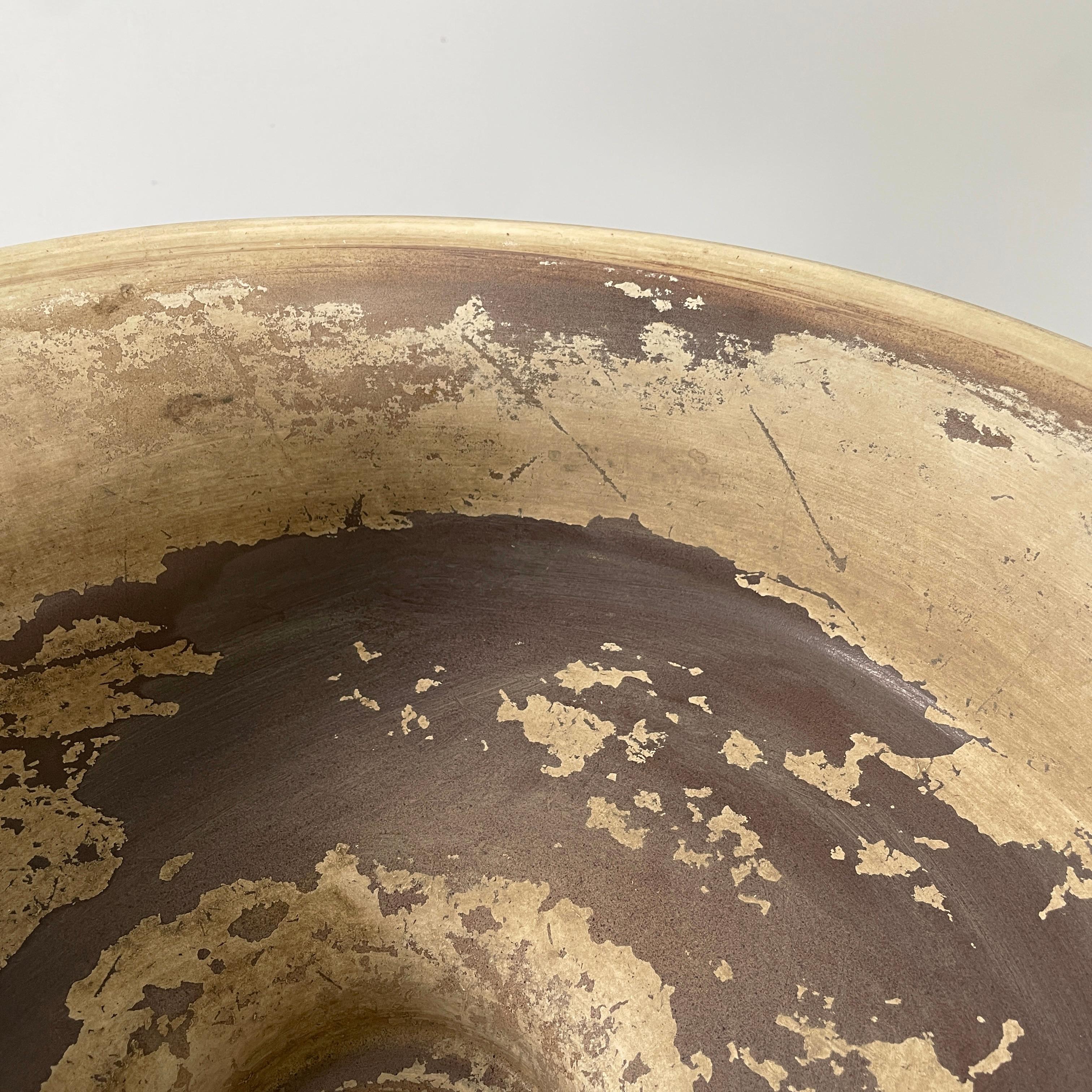 Fine XX secolo Vaso da fiori italiano di metà secolo moderno di Mangiarotti per Fratelli Brambilla anni '70 in vendita