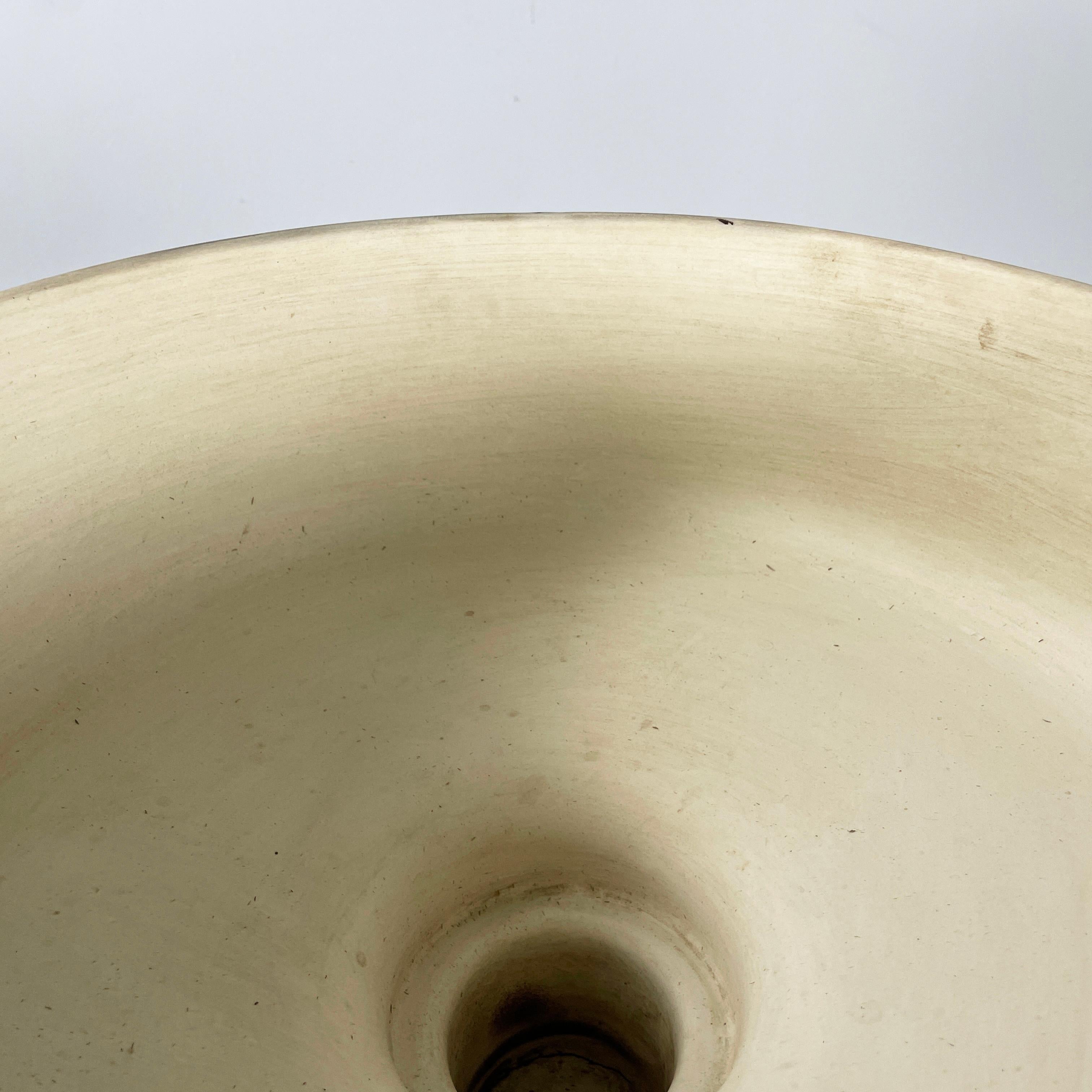 Ceramica Vaso da fiori italiano di metà secolo moderno di Mangiarotti per Fratelli Brambilla anni '70 in vendita