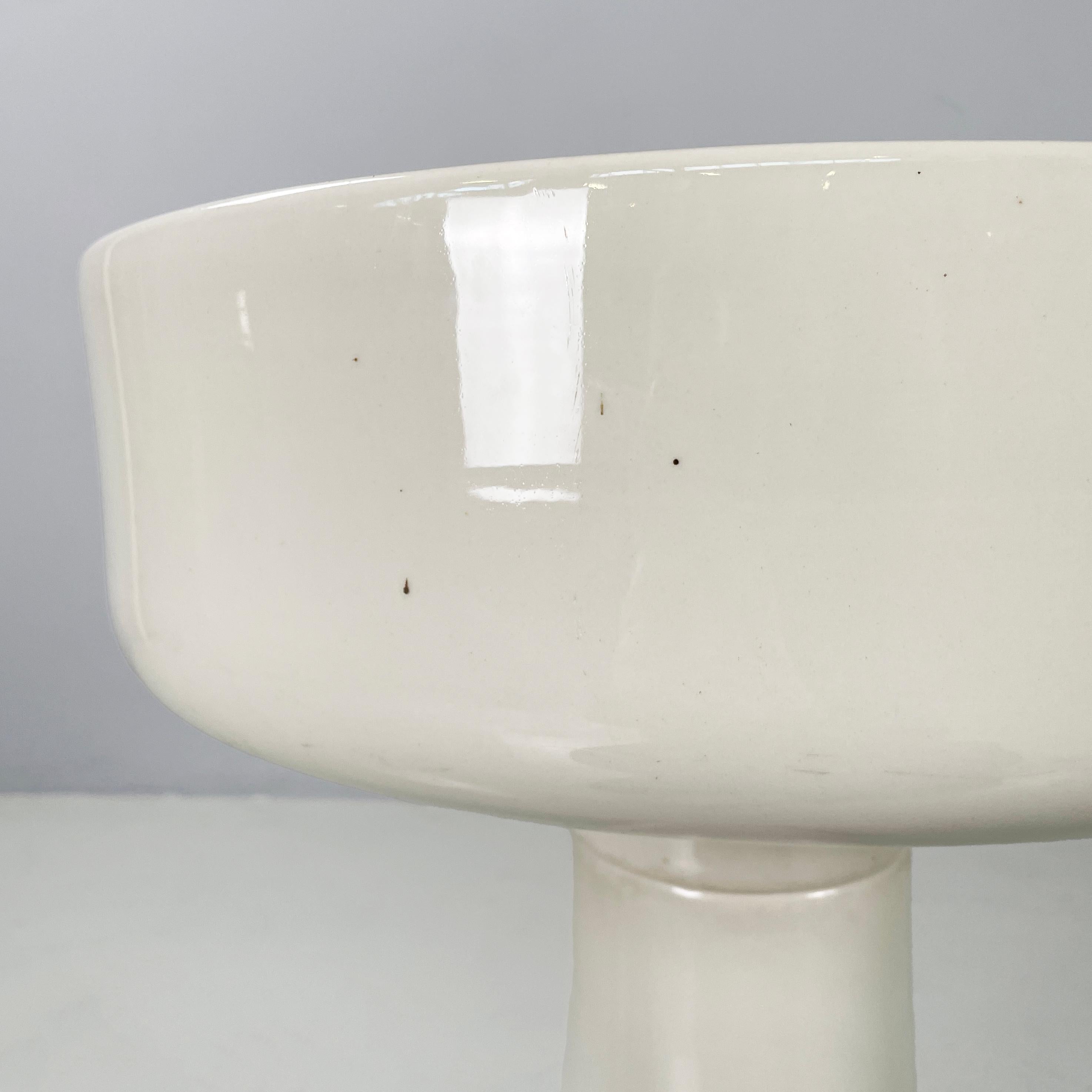 Vaso da fiori italiano di metà secolo moderno di Mangiarotti per Fratelli Brambilla anni '70 in vendita 2