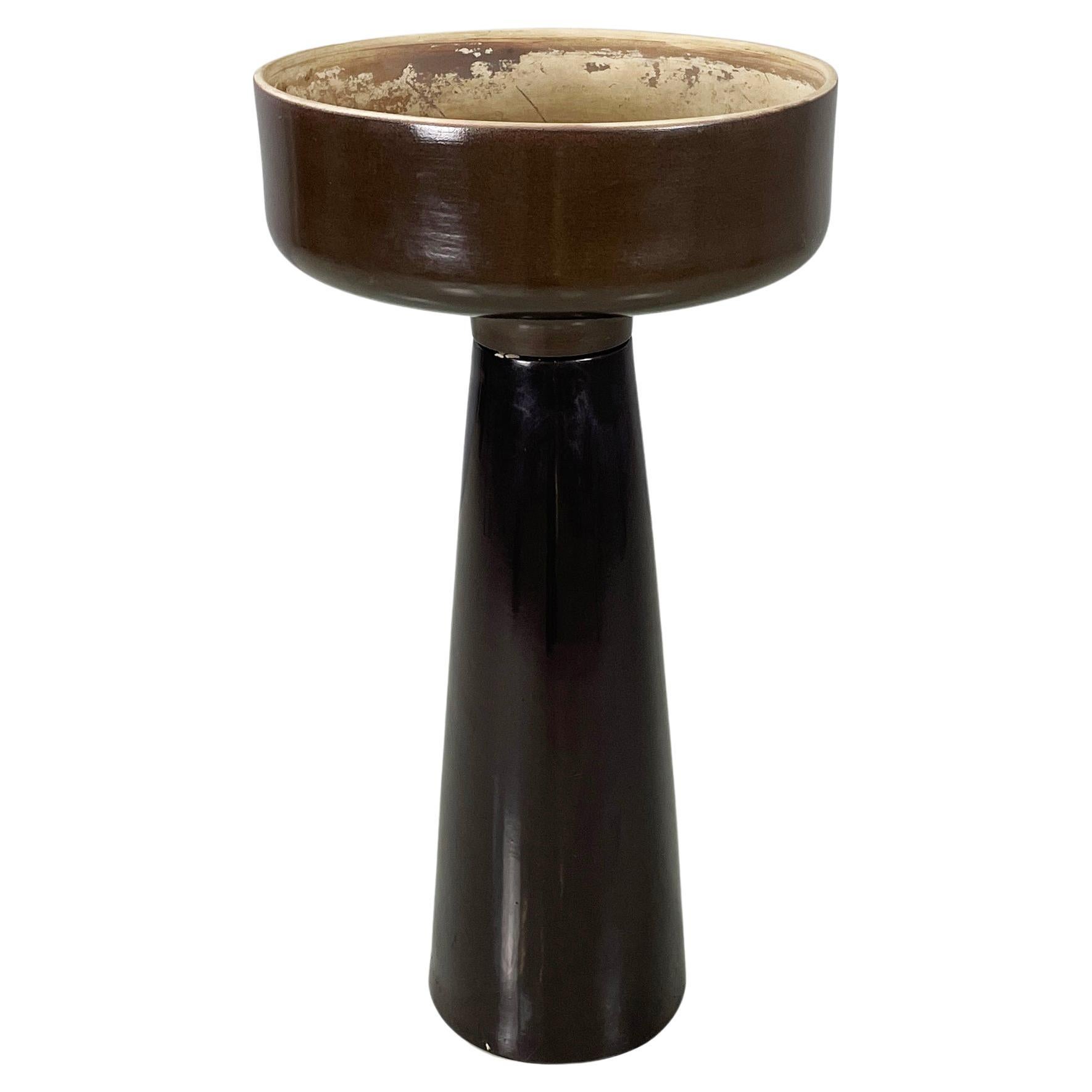Pot à fleurs italien moderne du milieu du siècle dernier par Mangiarotti pour Fratelli Brambilla 1970