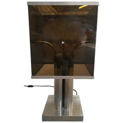 Italian Mid-Century Modern Four-light Table Lamp with Acrylic Lampshade, 1970s