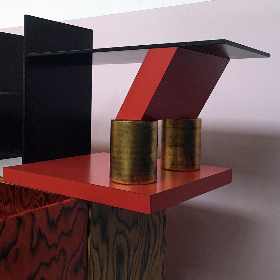 Italian Mid-Century Modern Freemont Cabinet by Ettore Sottsass for Memphis, 1985 12