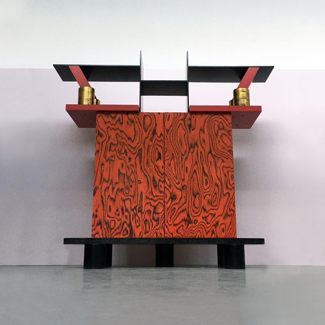 Late 20th Century Italian Mid-Century Modern Freemont Cabinet by Ettore Sottsass for Memphis, 1985