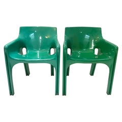 Italian Mid-Century Modern Gaudi Chairs by Vico Magistretti for Artemide, 1970s