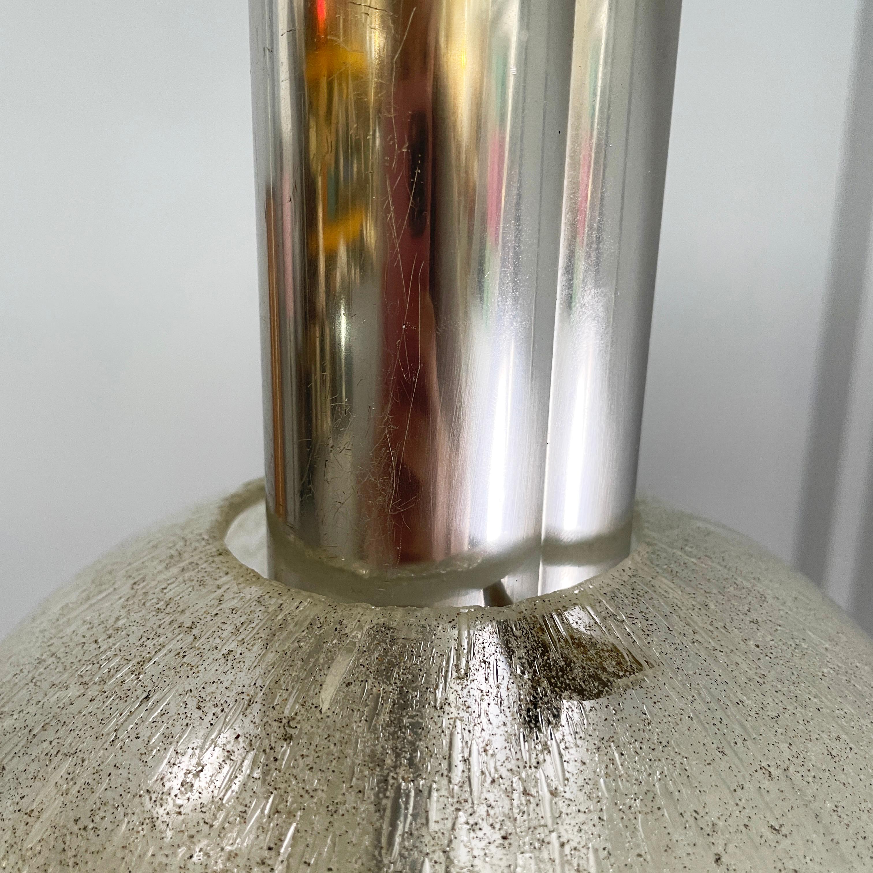 Italian mid-century modern Glass Chandelier Bilobo by Tobia Scarpa Flos, 1960s For Sale 4