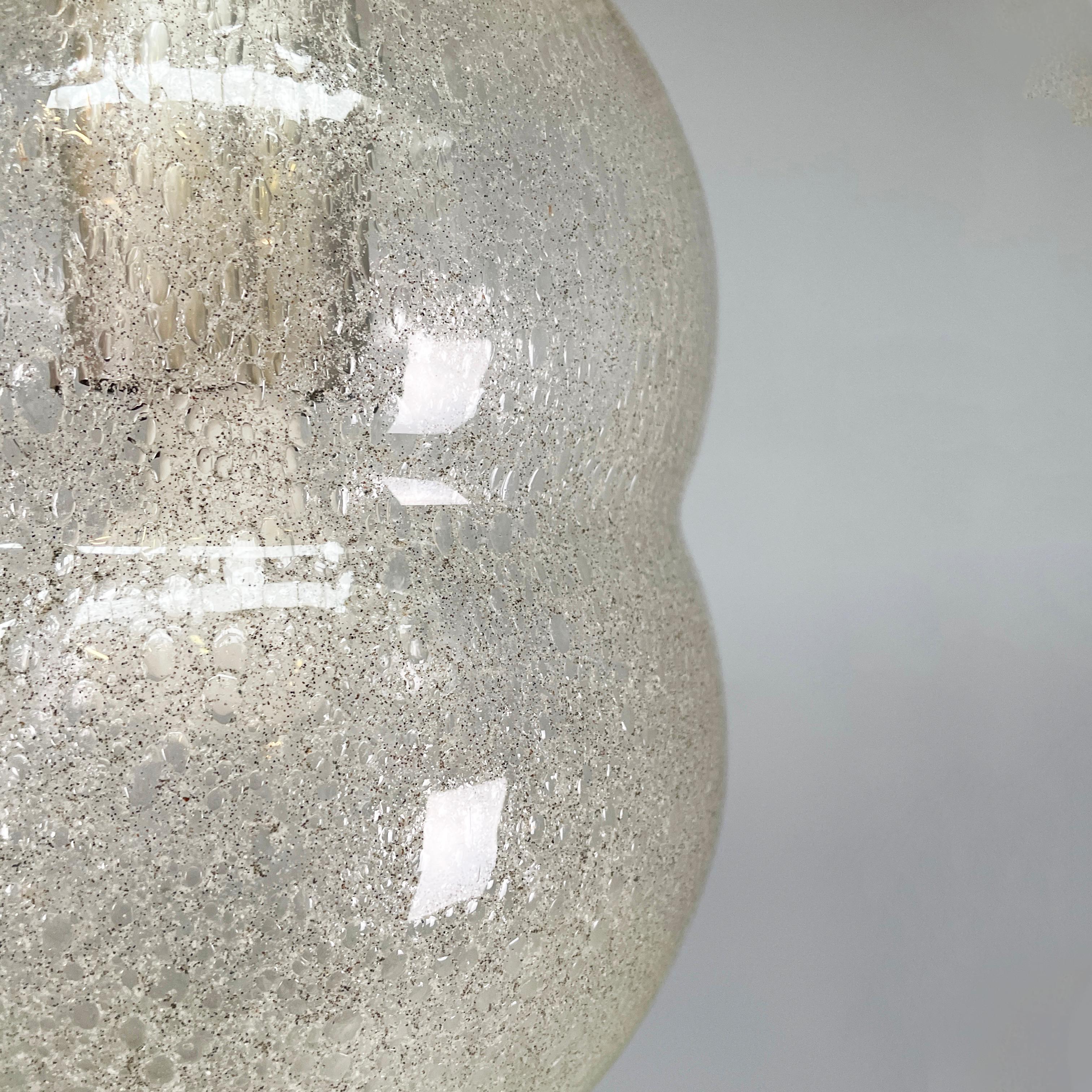 Italian mid-century modern Glass Chandelier Bilobo by Tobia Scarpa Flos, 1960s For Sale 2
