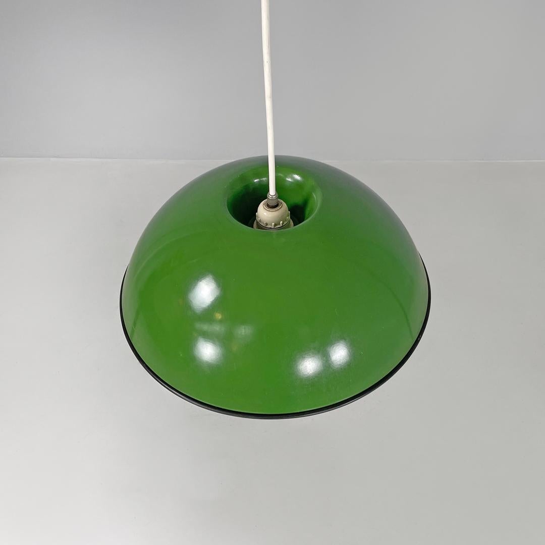 Italian mid-century modern green ceiling lamp Relemme Castiglioni for Flos 1960s For Sale 8