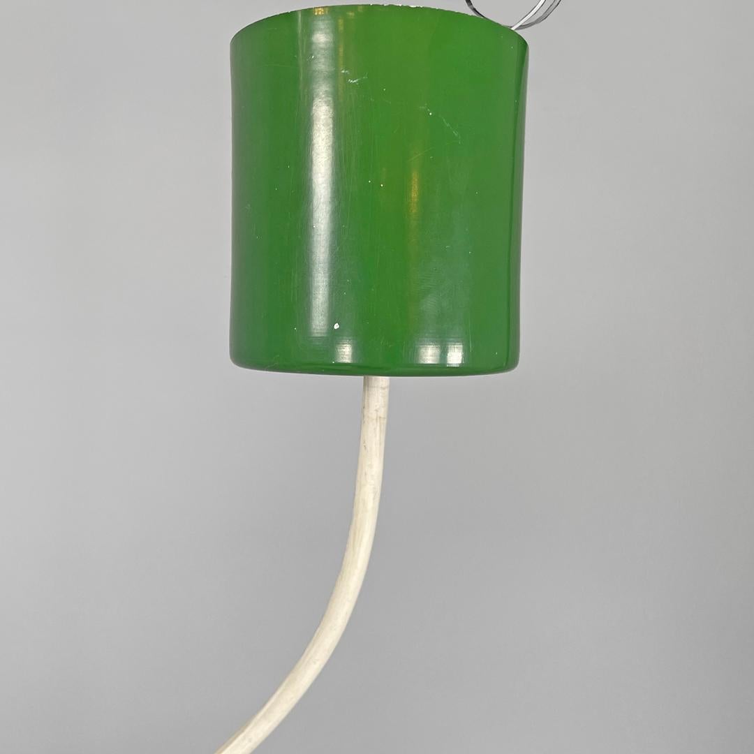 Italian mid-century modern green ceiling lamp Relemme Castiglioni for Flos 1960s For Sale 1