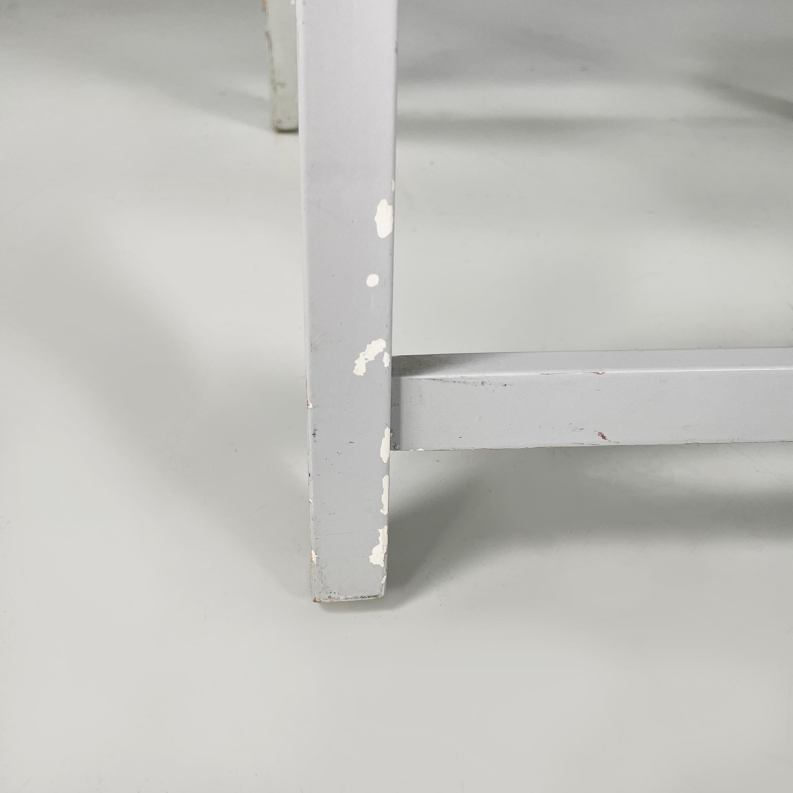Sedia pieghevole italiana di metà secolo in legno grigio Tric di Castiglioni, anni '60 in vendita 9