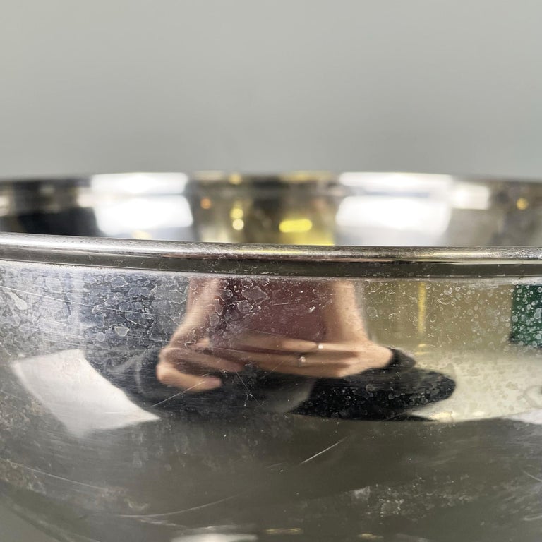 Italian midcentury modern Ice bucket or wine coolers in metal, 1960s