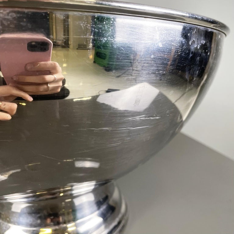 Italian midcentury modern Ice bucket or wine coolers in metal, 1960s