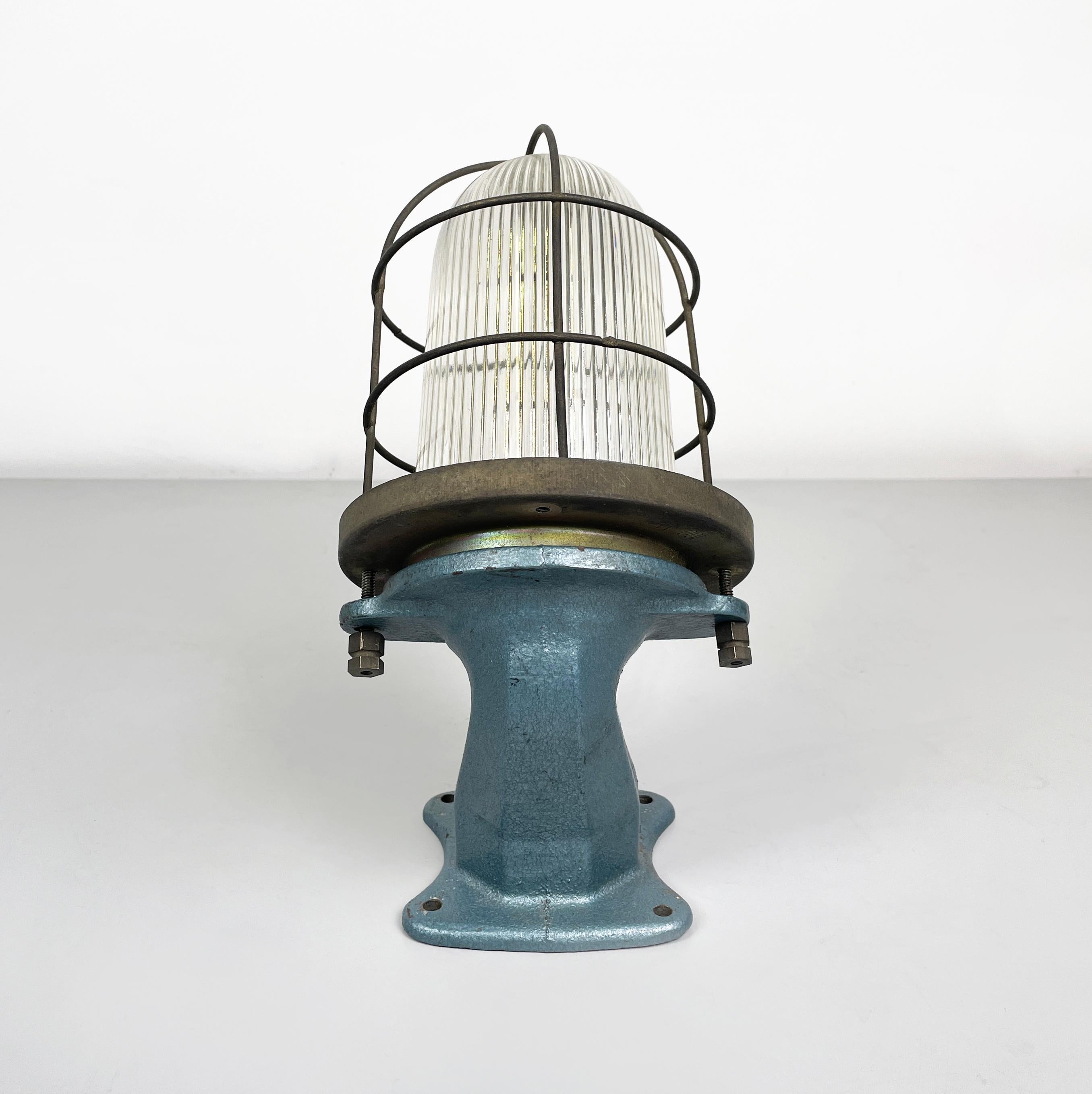Mid-20th Century Italian mid-century modern Industrial wall lamp  in metal, 1960s