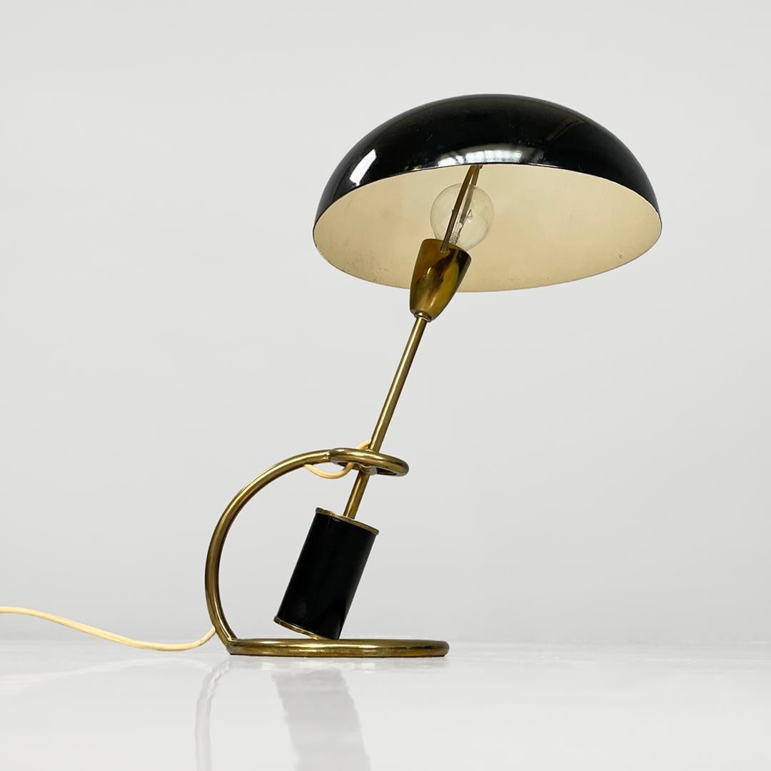 Ottone Italian mid-century modern lamp 12297 Scrittoio Angelo Lelii Arredoluce, 1950s in vendita