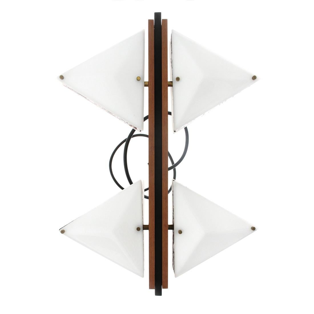 Italian Mid-Century Modern Lamp in Perspex by Angelo Brotto for Esperia, 1960s 3