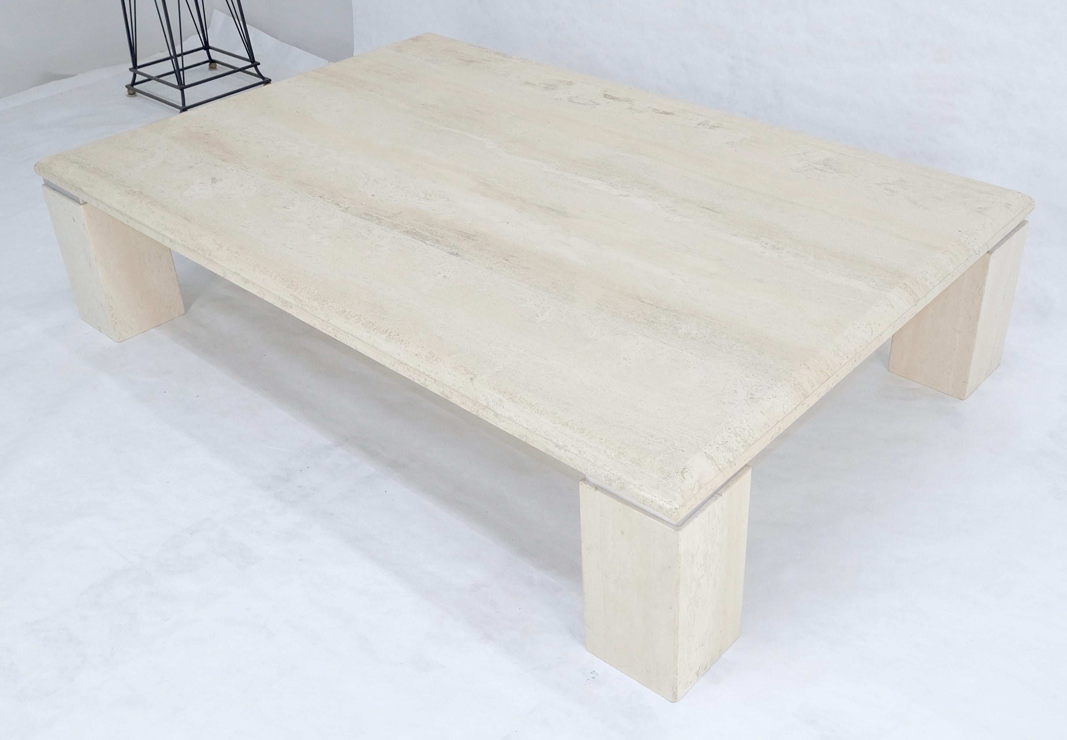 Mesa de centro italiana de mediados del siglo XX, grande, rectangular, de 40x60