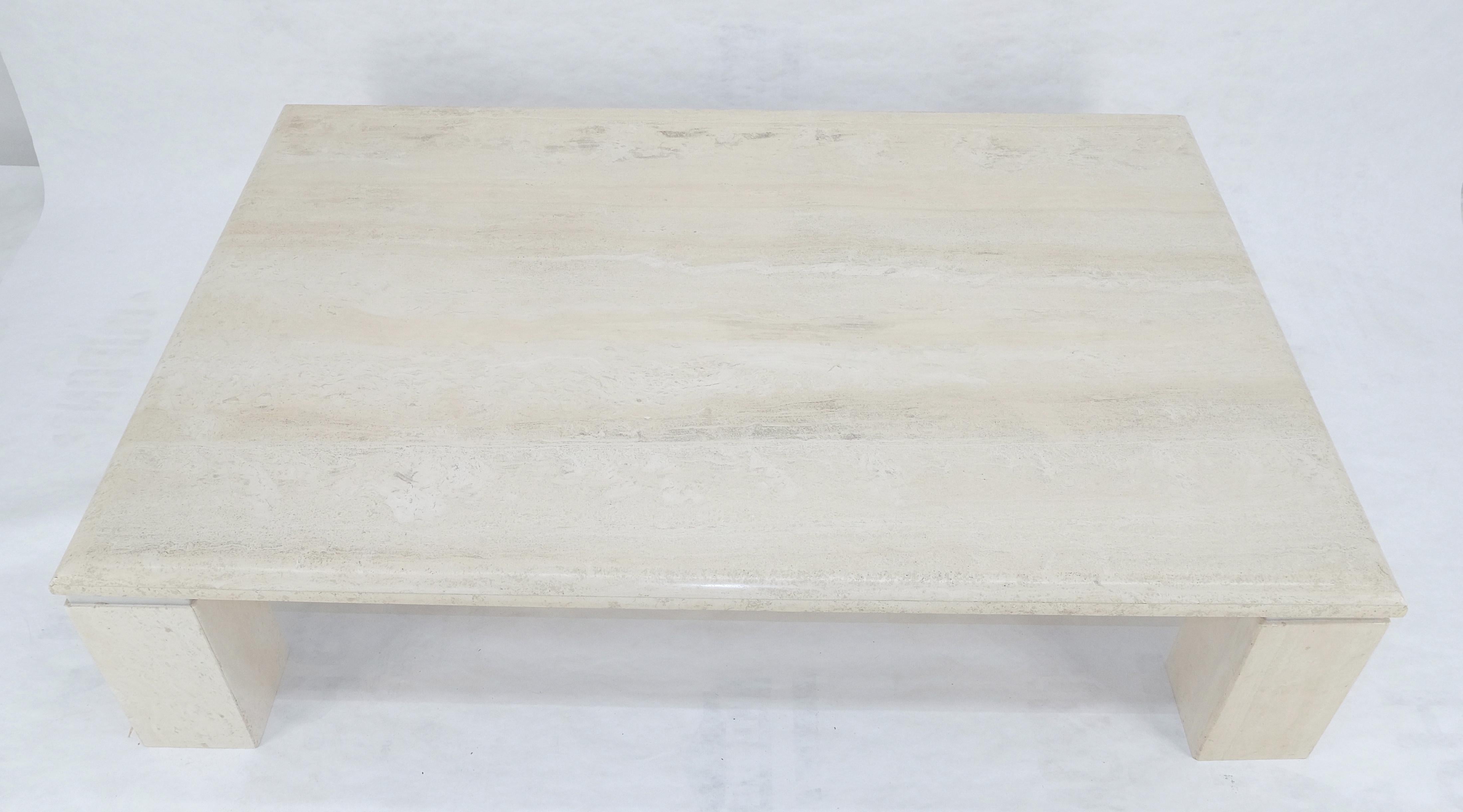 Mesa de centro italiana de mediados del siglo XX, grande, rectangular, de 40x60