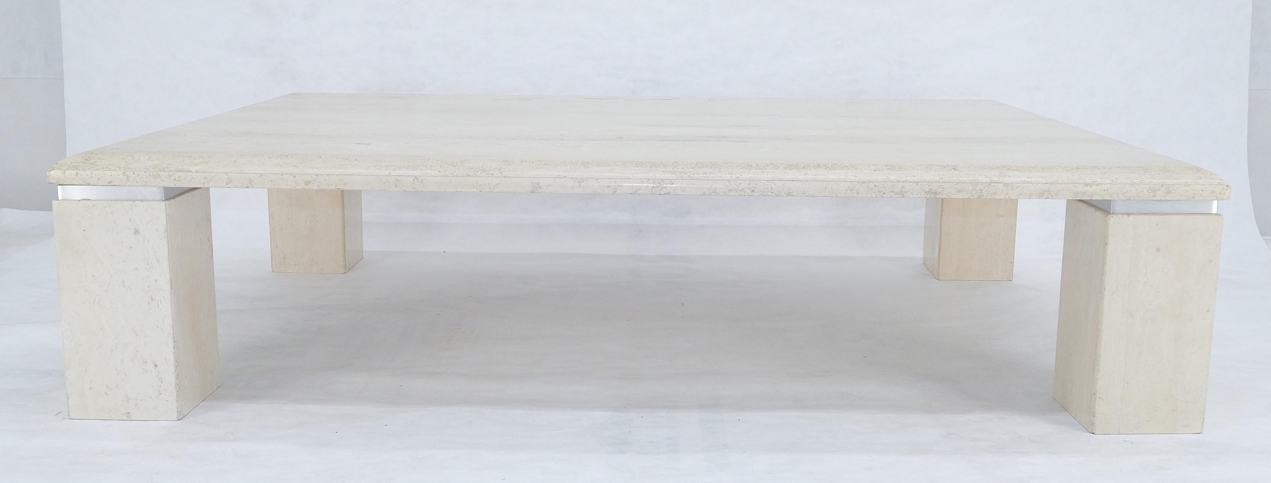 Mesa de centro italiana de mediados del siglo XX, grande, rectangular, de 40x60