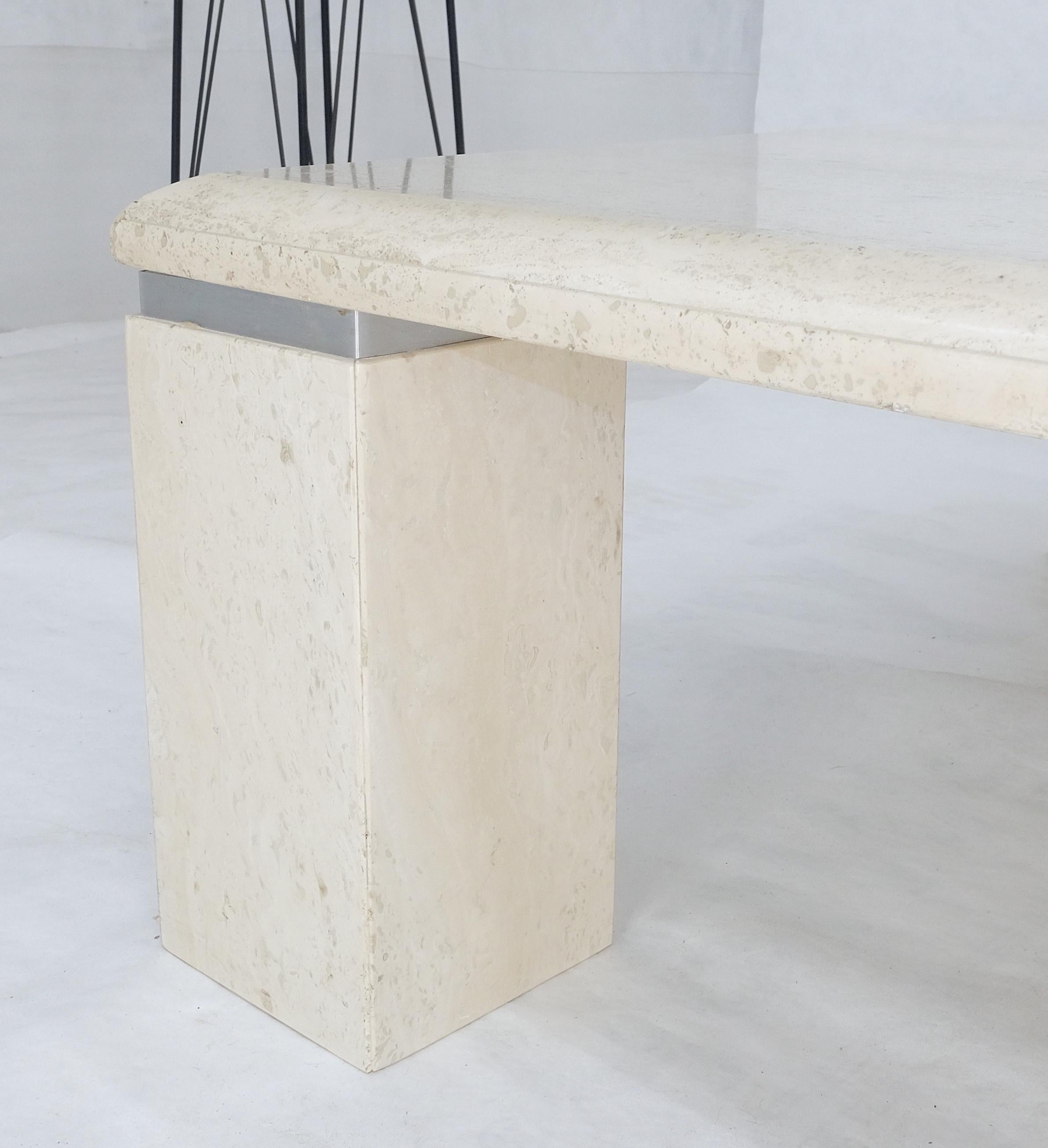 Mesa de centro italiana de mediados del siglo XX, grande, rectangular, de 40x60