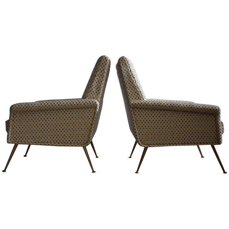 Italian Mid Century Modern Lounge Chairs For At 1stdibs Italian Mid Century Modern Lounge Chairs For
