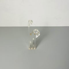 Italian Mid-Century Modern Lucite Monkey by Silvio Russo for Guzzini, 1970s