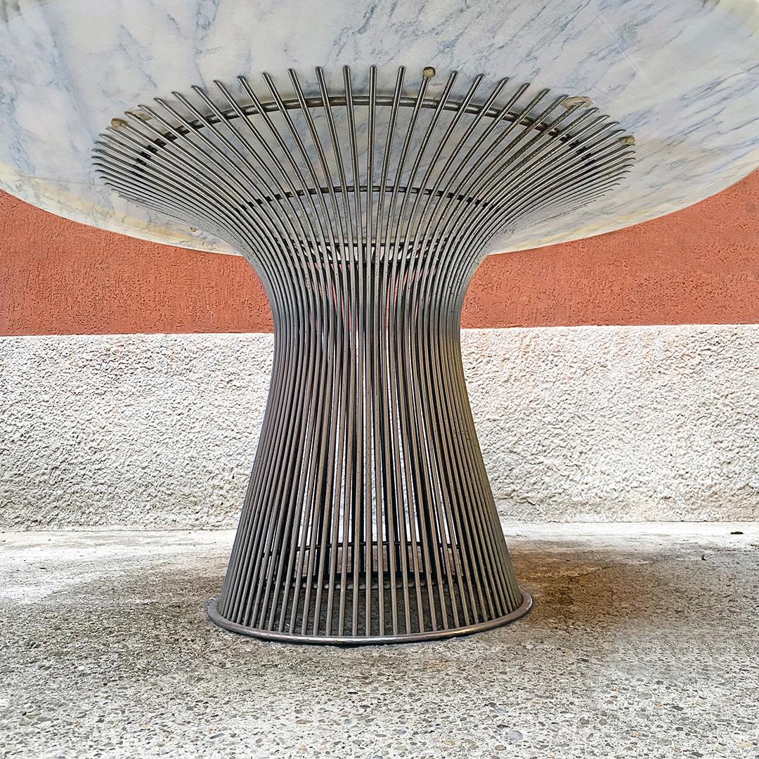 Italian Mid-Century Modern Marble Dining Table by Warren Platner for Knoll 1970s 6