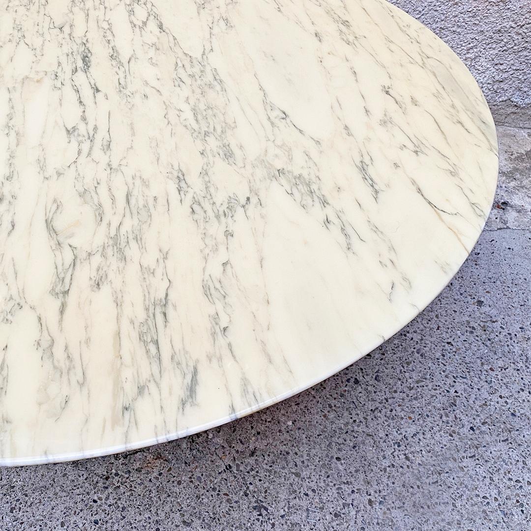 Italian Mid-Century Modern Marble Dining Table by Warren Platner for Knoll 1970s 3