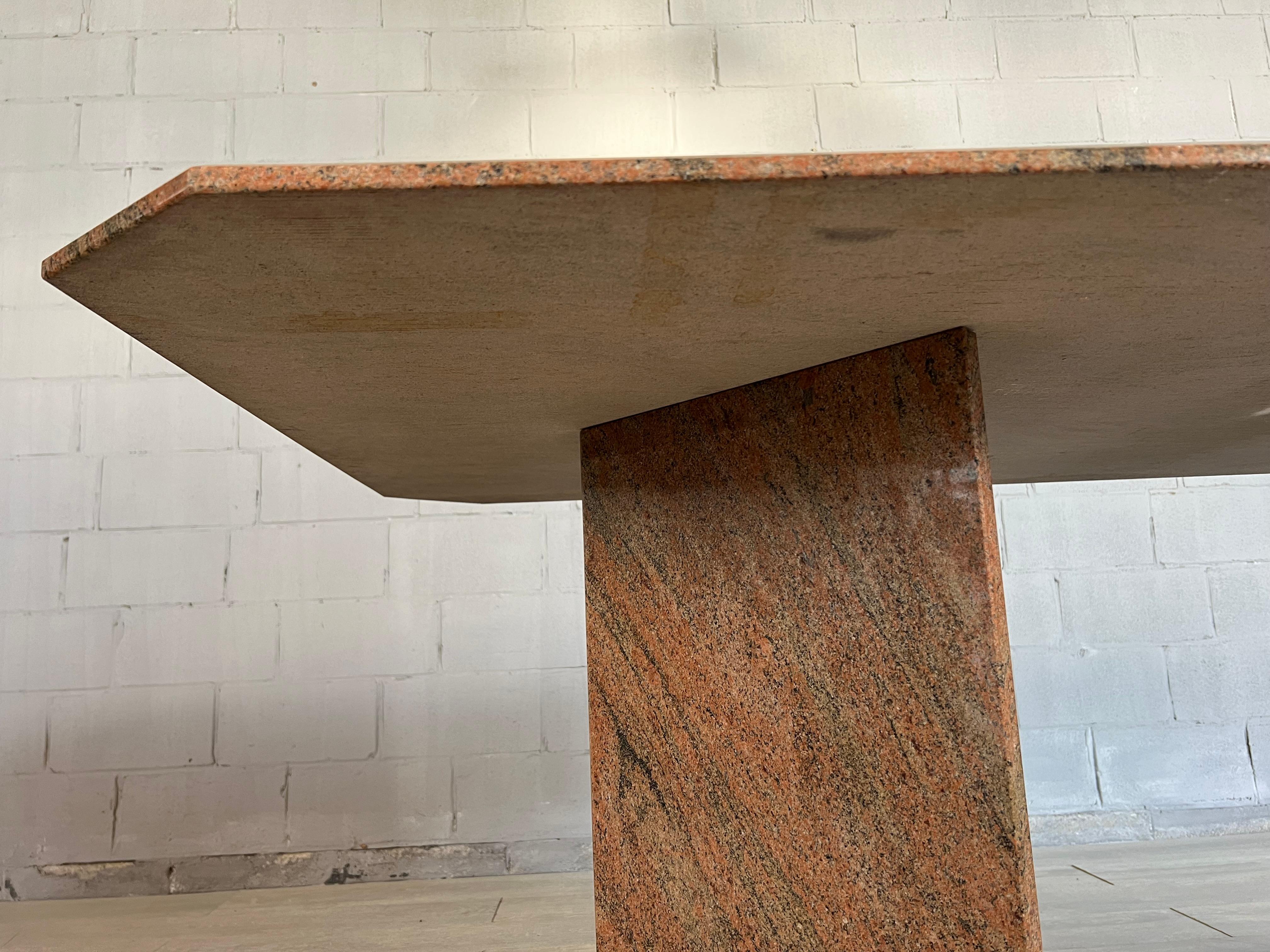 Italian Mid-Century Modern Marble Dining Table For Sale 4