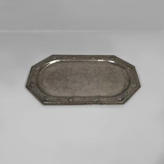 Italian mid-century modern metal tray, 1940s