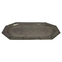 Italian mid-century modern metal tray, 1940s