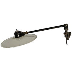 Italian mid-century modern metal wall lamp with directional arm, 1960s