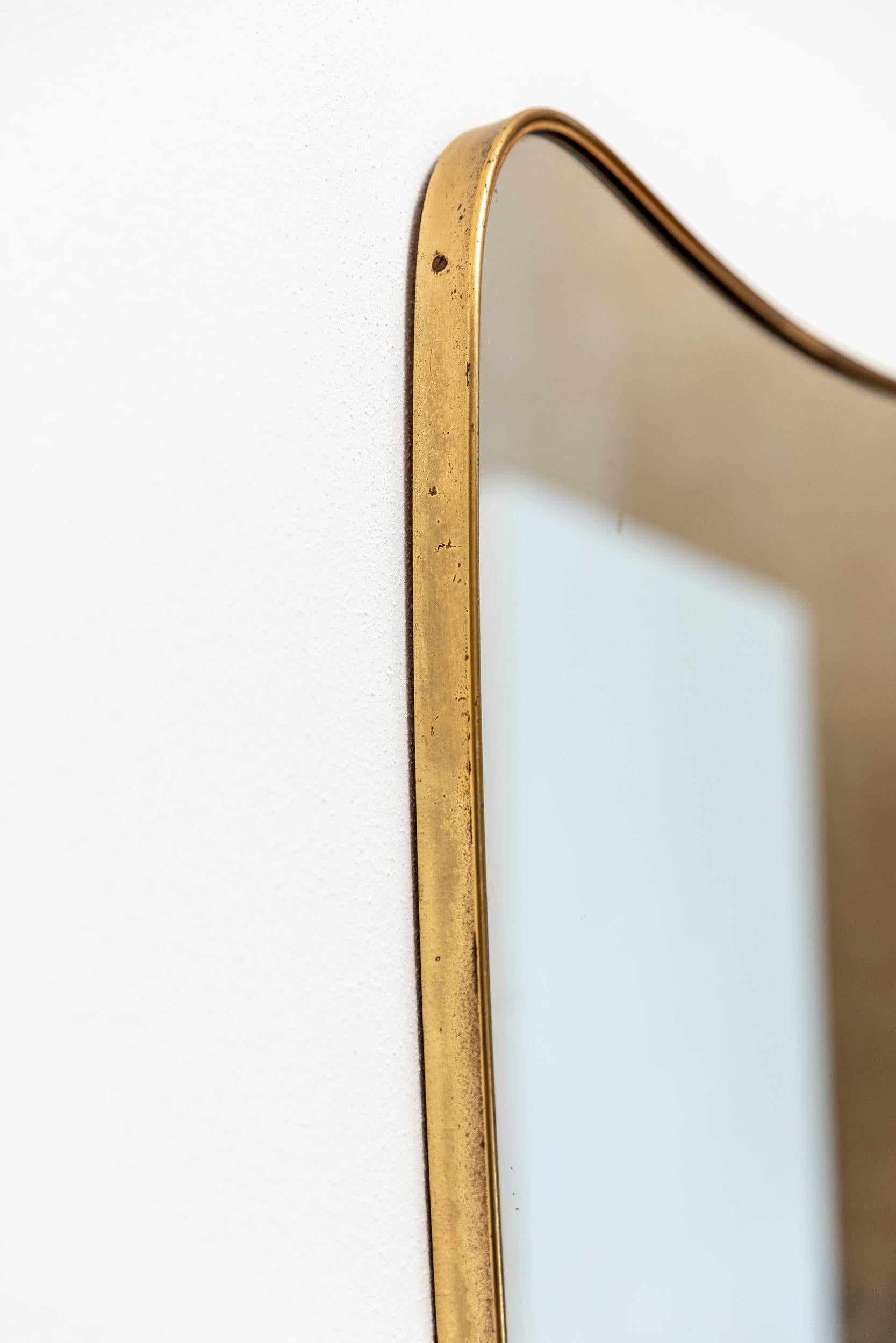 Italian Mid-Century Modern Mirror Inspired to Gio Ponti 1
