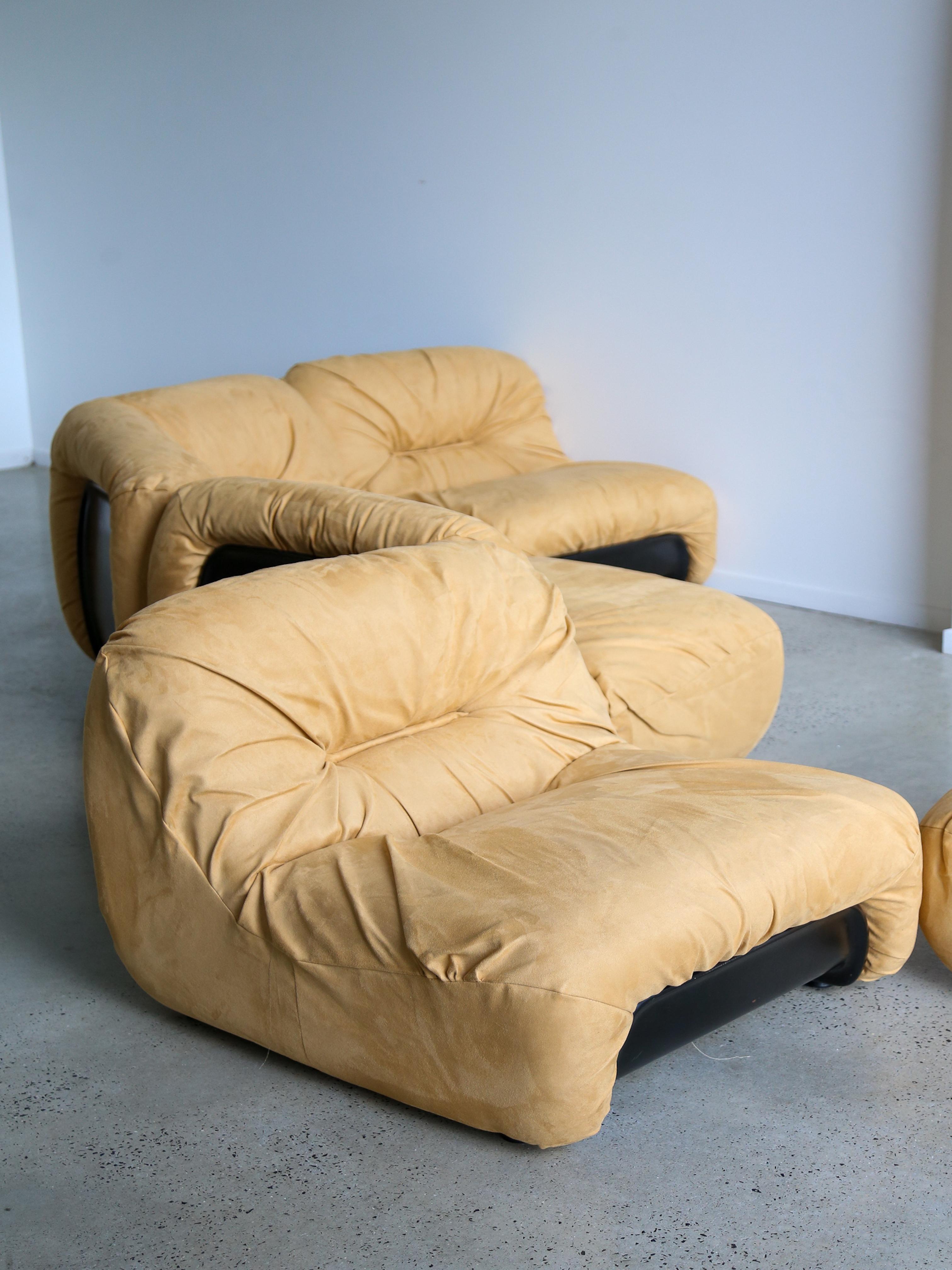 Modulares italienisches Mid-Century-Modern-Sofa von Diego Mattu für P1 1960er Jahre im Angebot 3