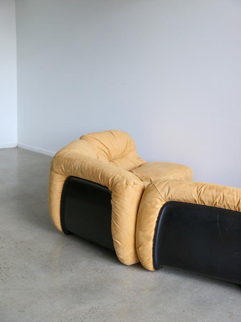 Italian Mid Century Modern Modular Sofa By Diego Mattu for P1 1960s For Sale 4