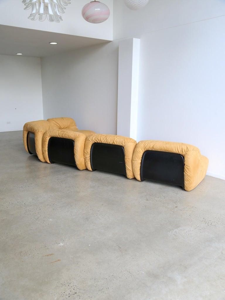 Italian Mid Century Modern Modular Sofa By Diego Mattu for P1 1960s For Sale 5