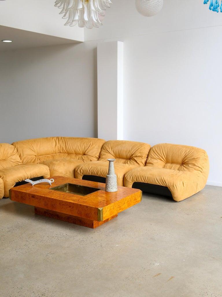 Italian Mid Century Modern Modular Sofa By Diego Mattu for P1 1960s For Sale 9
