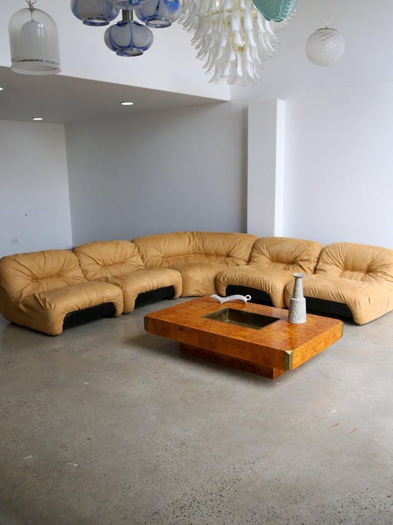 Italian Mid Century Modern Modular Sofa By Diego Mattu for P1 1960s For Sale 11