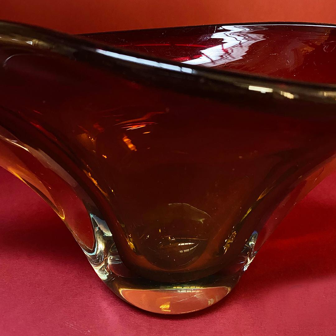 Italian Mid-Century Modern Murano Glass Centerpiece Sommersi Series, 1960s 2