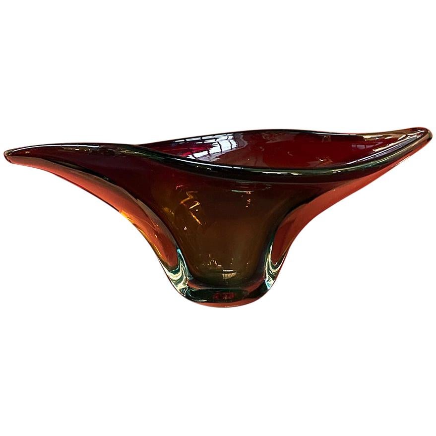 Italian Mid-Century Modern Murano Glass Centerpiece Sommersi Series, 1960s