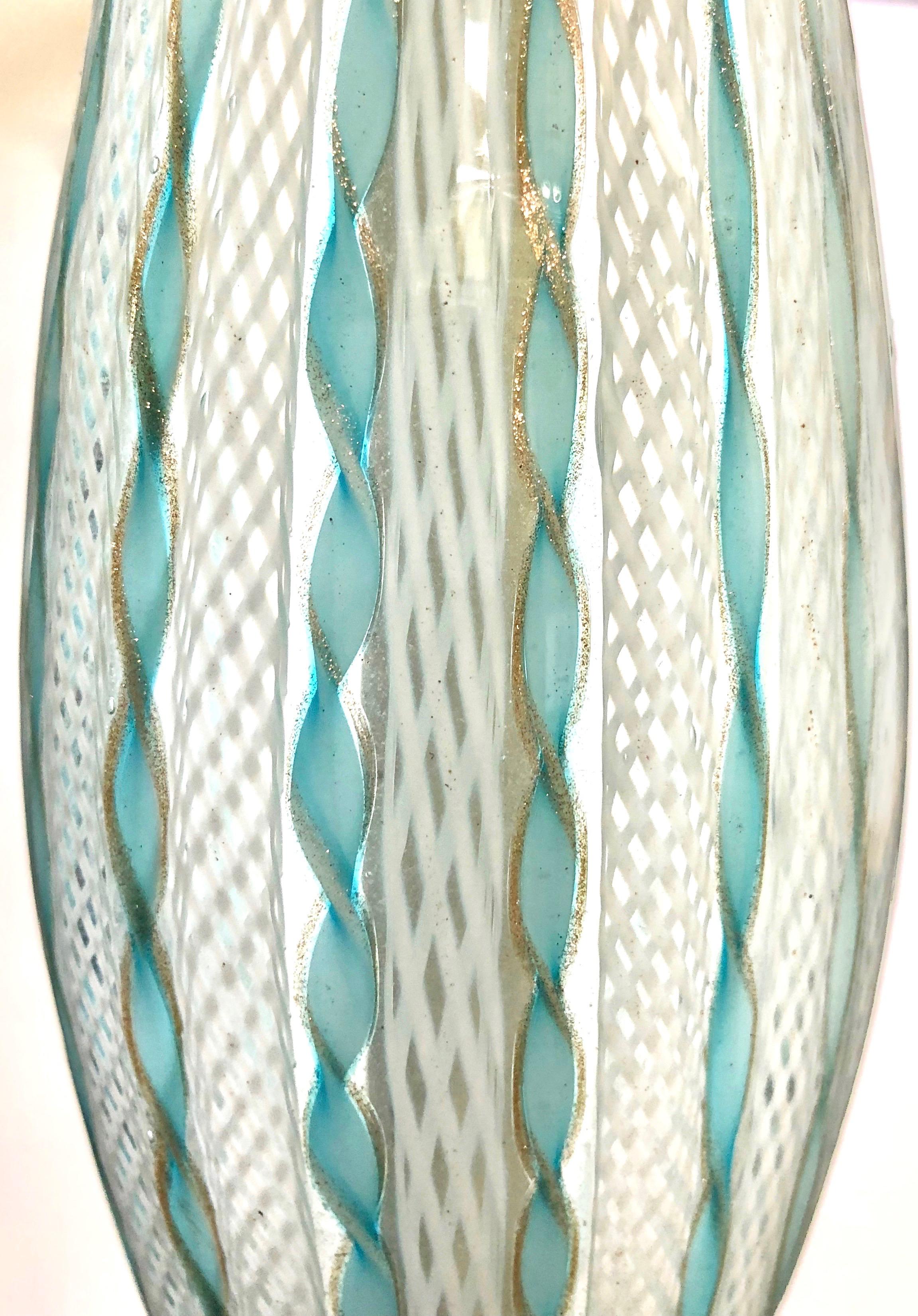 Italian Mid-Century Modern Murano Glass Floor Lamp 4