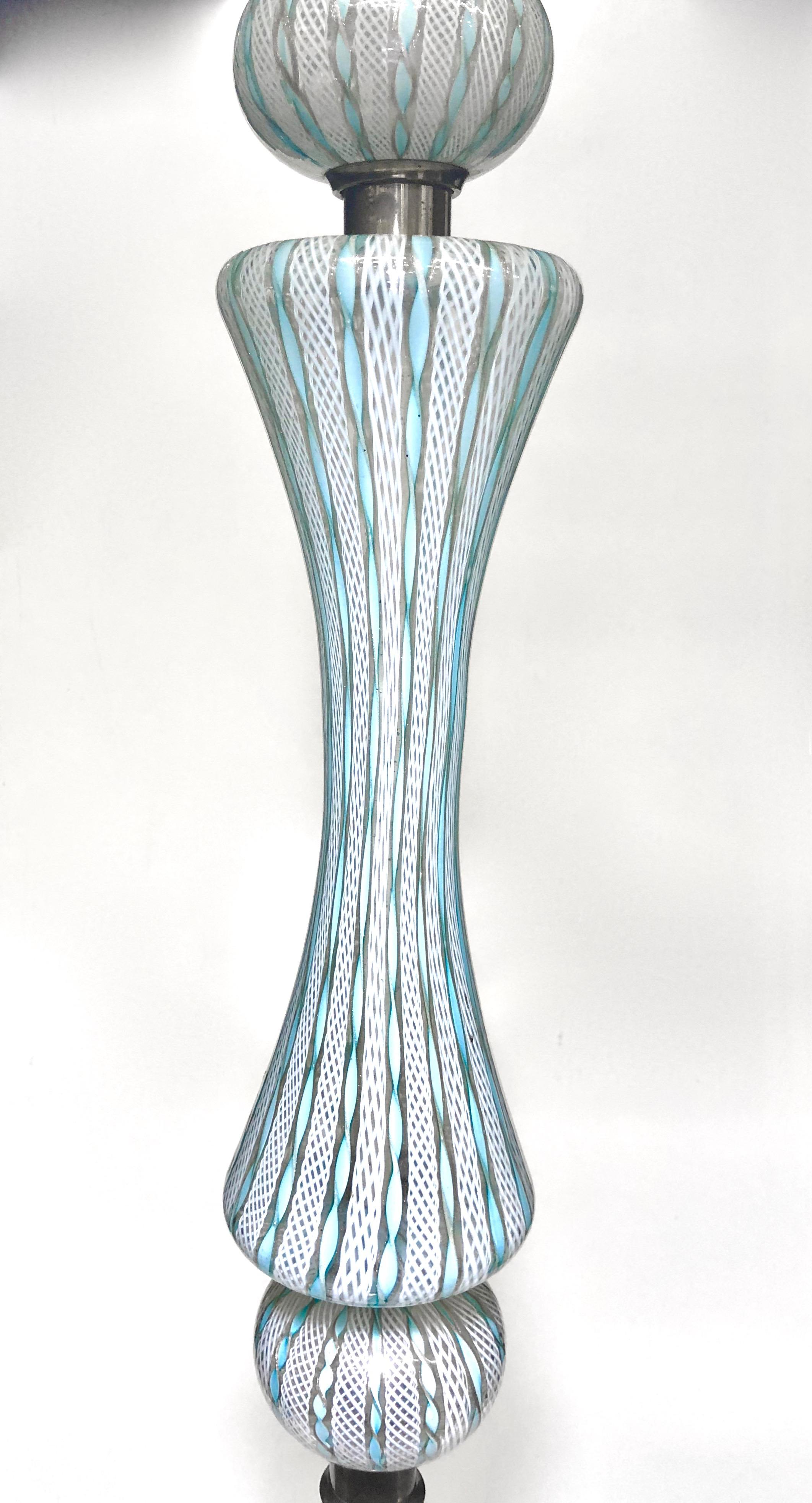 20th Century Italian Mid-Century Modern Murano Glass Floor Lamp