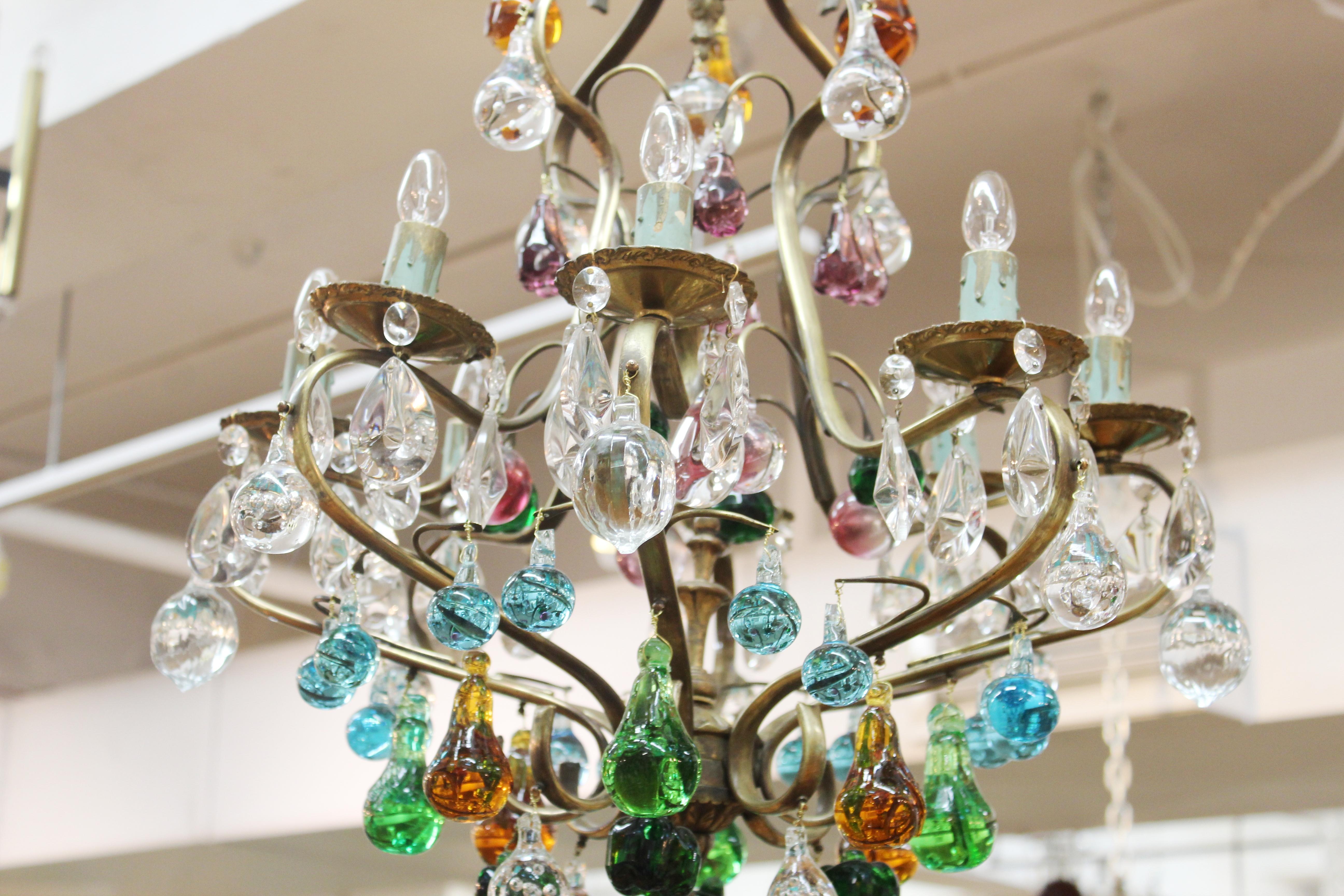 murano glass fruit chandeliers