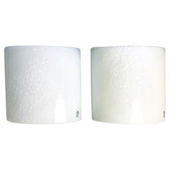 Italian Mid-Century Modern Murano Glass La Murrina Sconces by Leucos, 1970s