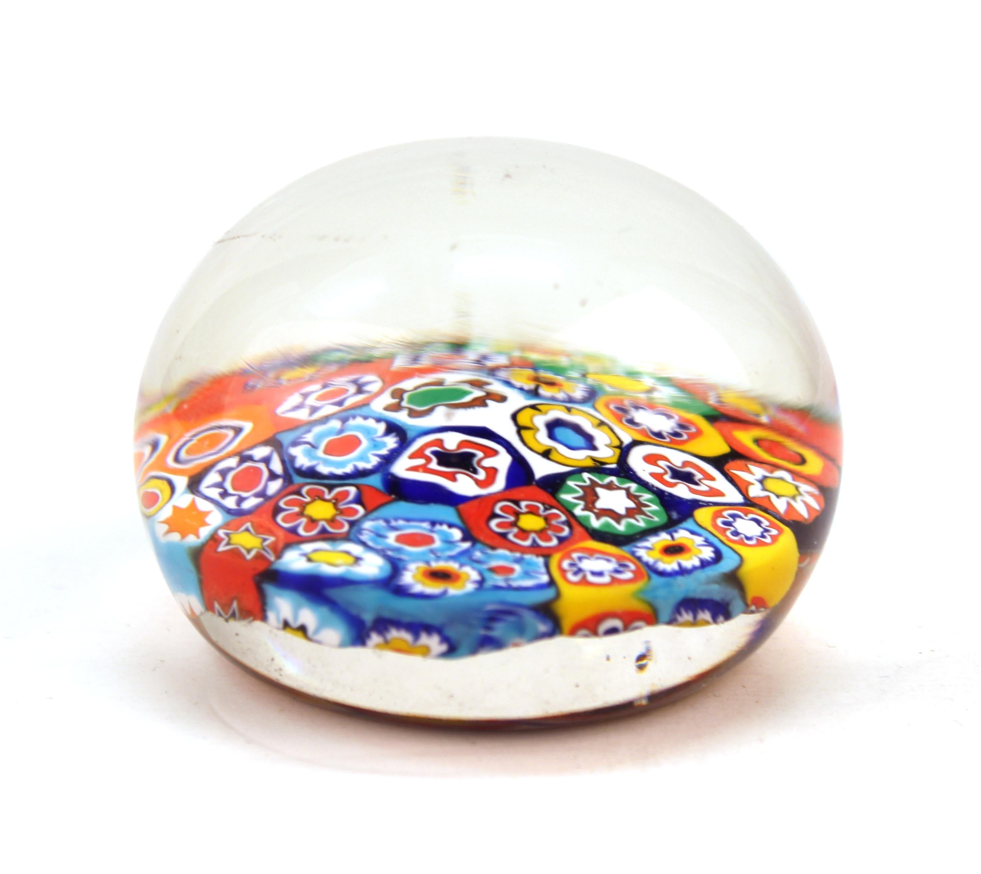 murano glass paperweight