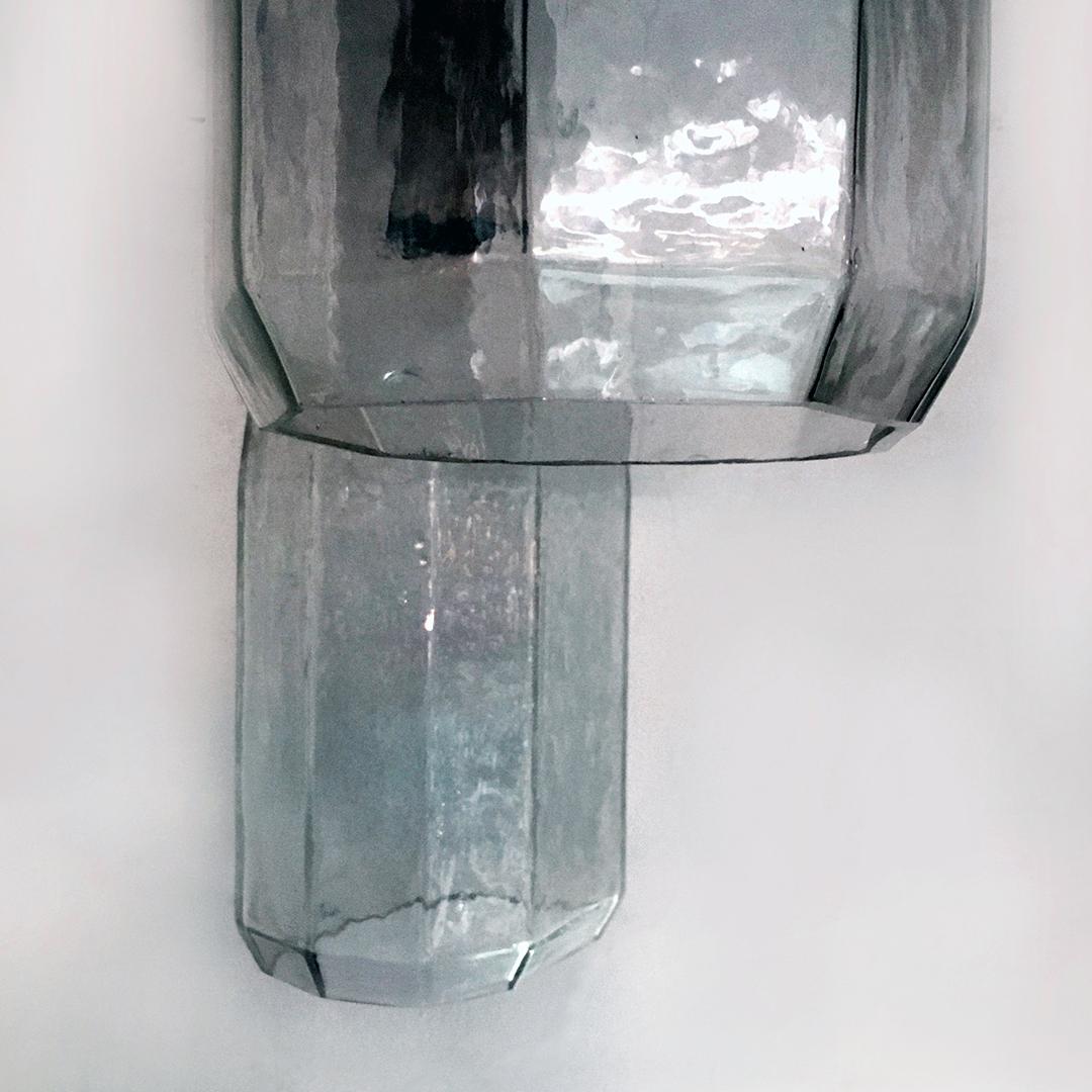 Lustre italien à trois lumières en verre de Murano, style mi-siècle moderne, 1970 en vente 5