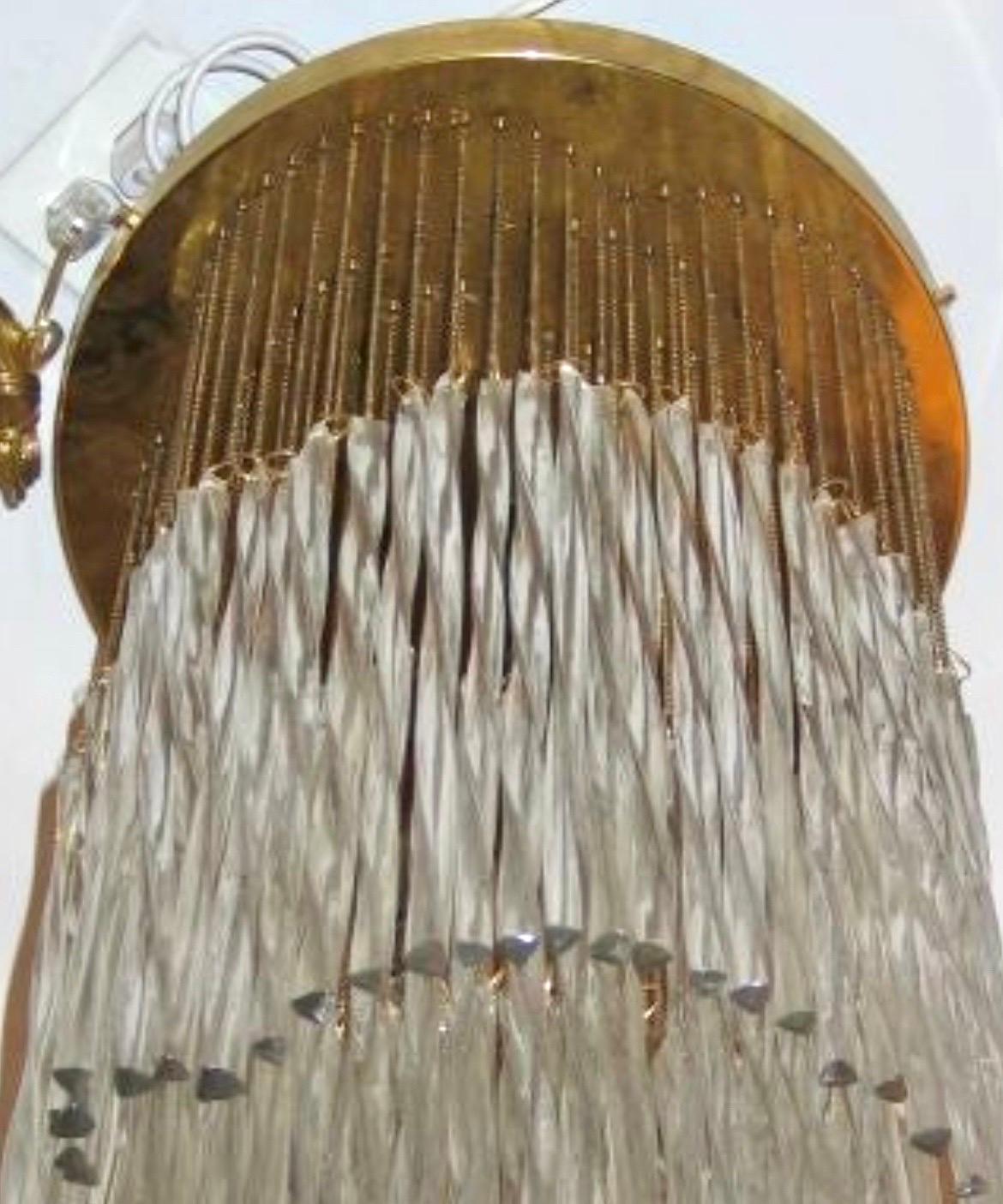 murano waterfall chandelier