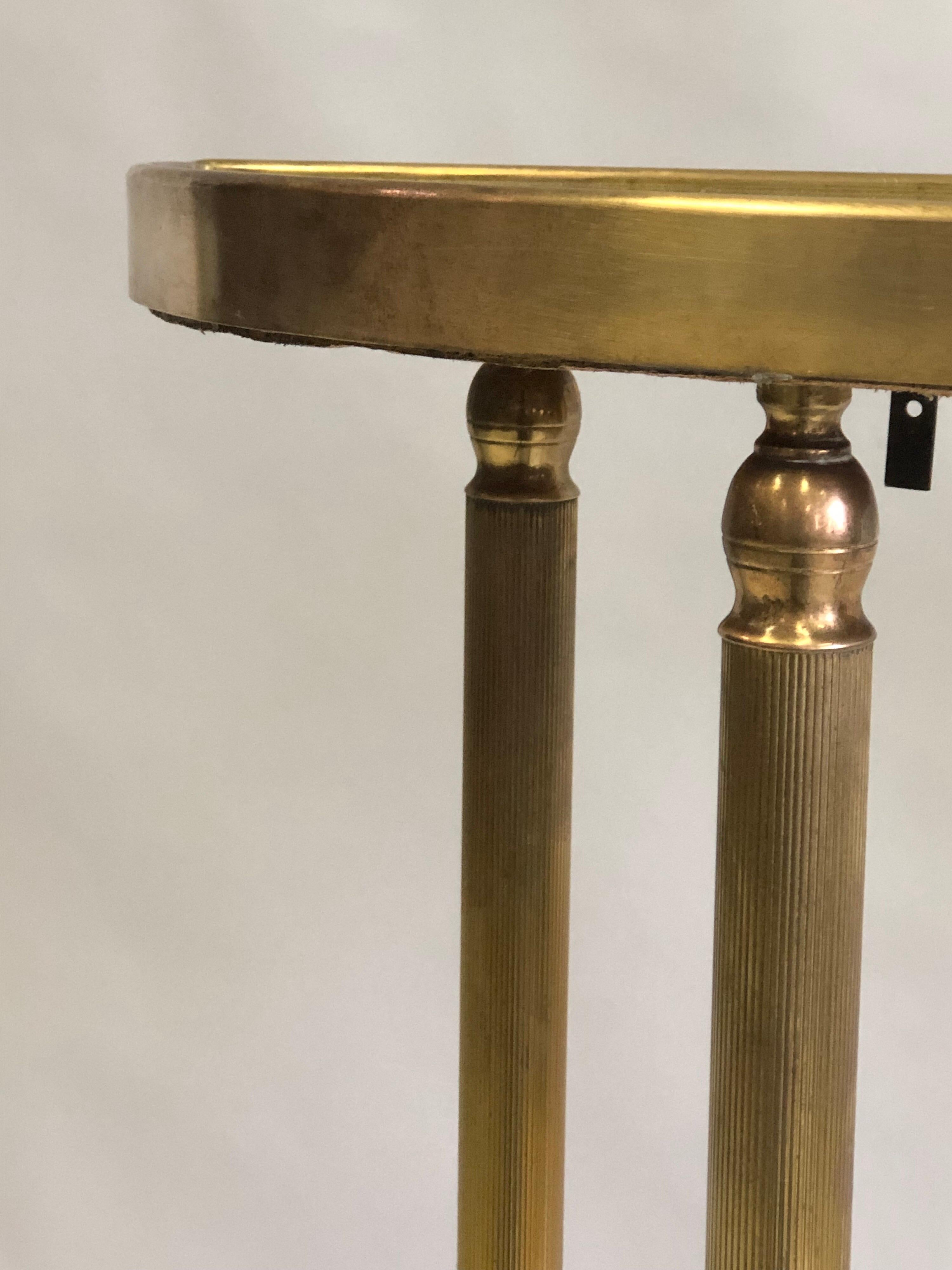 Italian Mid-Century Modern Neoclassical Brass Console by Guglielmo Ulrich, 1948 3