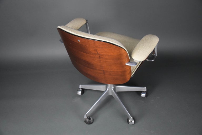 Italian Mid-Century Modern Office Chair by Ico Parisi for MiM Roma For Sale 8