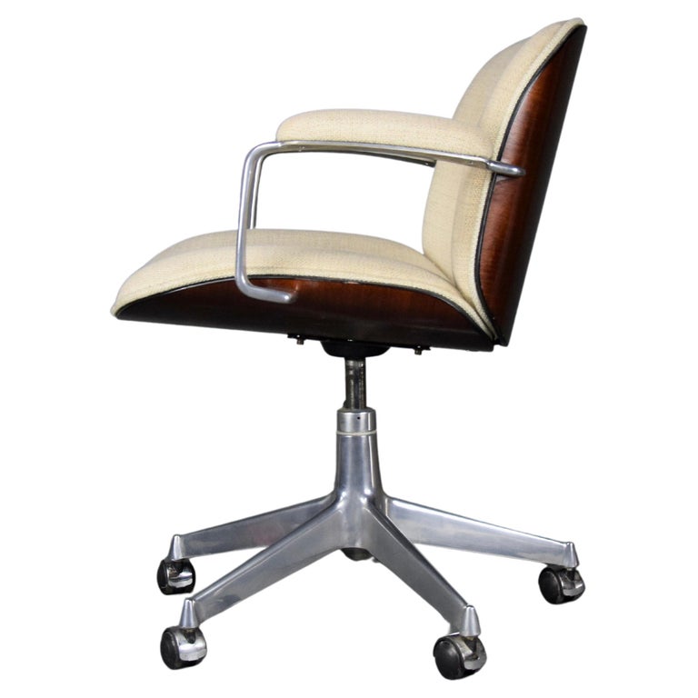 Italian Mid-Century Modern Office Chair by Ico Parisi for MiM Roma For Sale