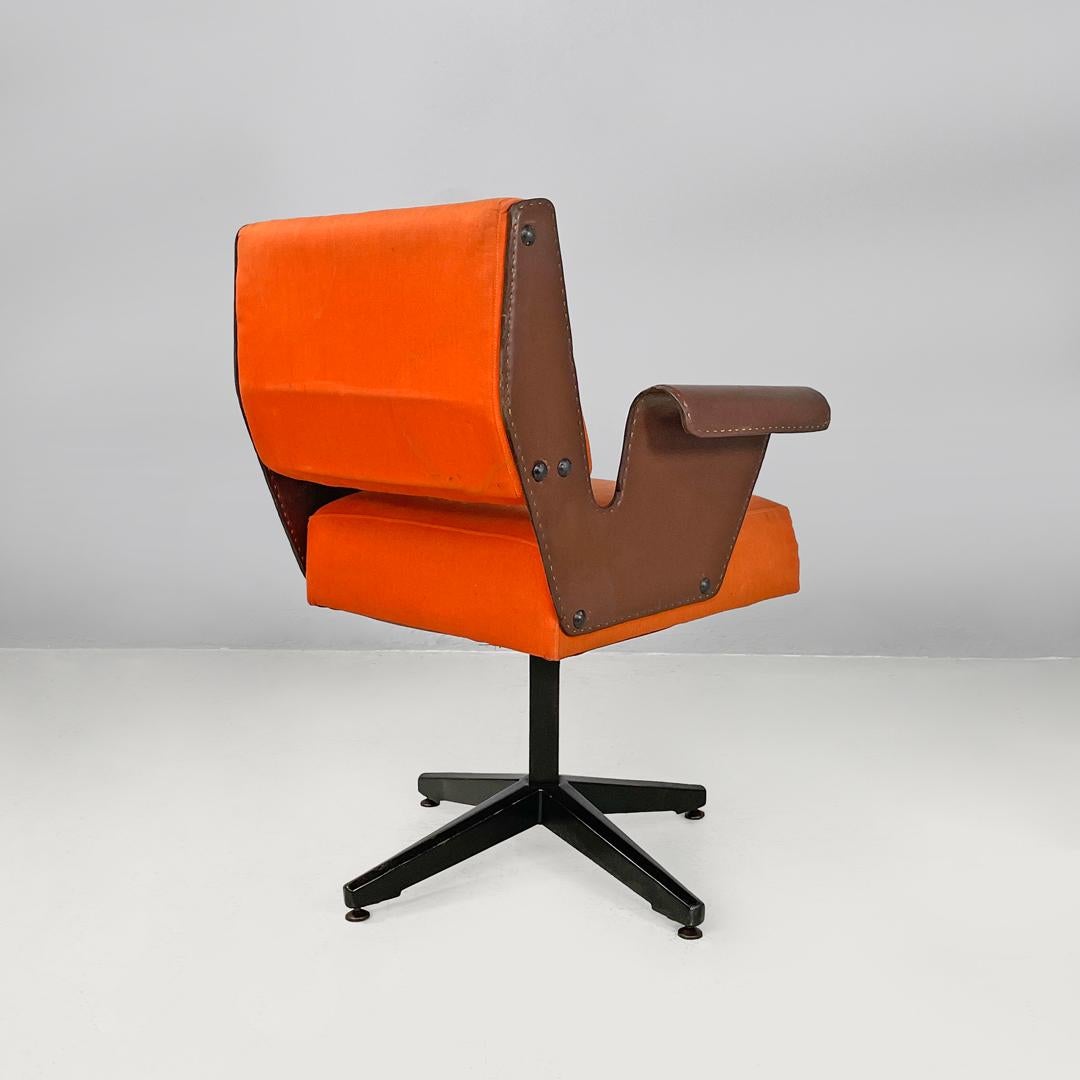 Italian mid-century modern office chair Gustavo Pulitzer-Finali for Arflex 1960s In Fair Condition In MIlano, IT