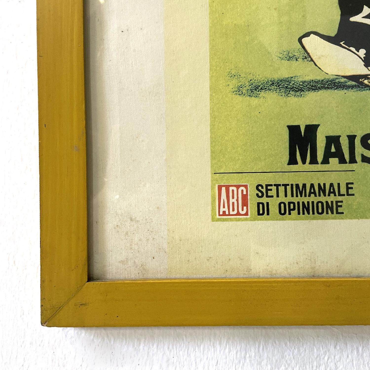 Italienischer Offsetdruck eines Flugblatts aus der Mitte des Jahrhunderts von Fernand Fernel, 1960er Jahre im Angebot 7